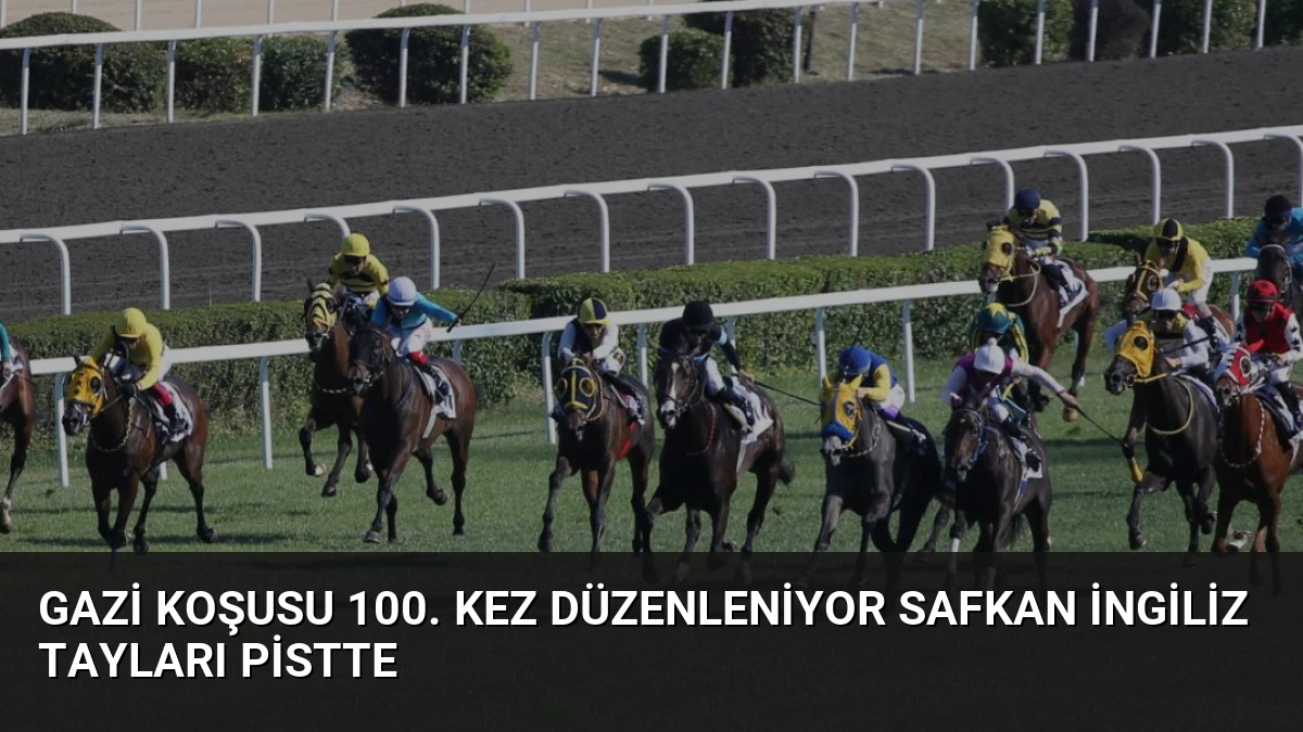 Gazi Koşusu 100. Kez Düzenleniyor Safkan İngiliz Tayları Pistte