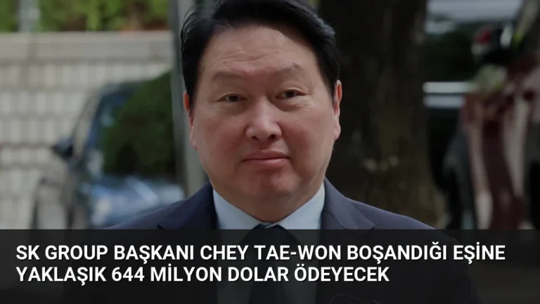 SK Group Başkanı Chey Tae-won Boşandığı Eşine Yaklaşık 644 Milyon Dolar Ödeyecek