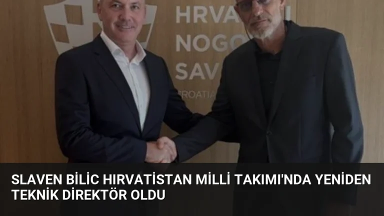 Slaven Bilic Hırvatistan Milli Takımı’nda Yeniden Teknik Direktör Oldu