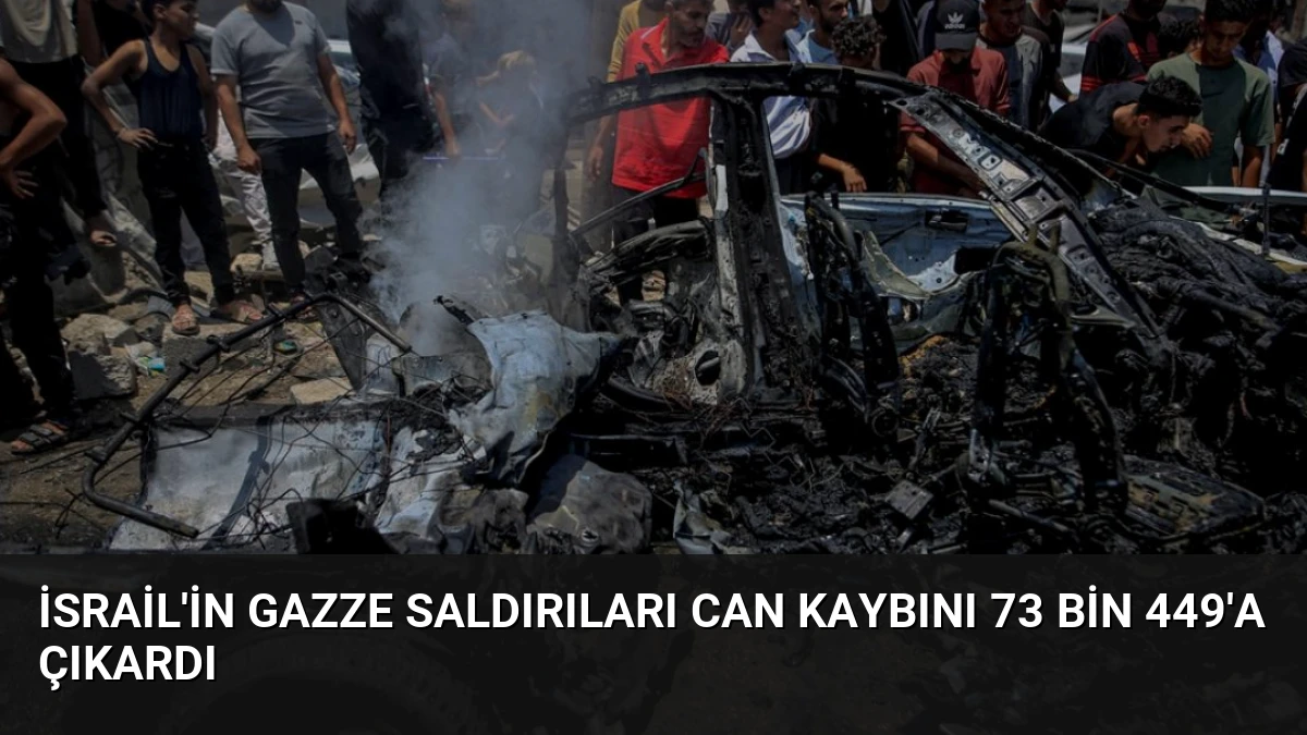 İsrail’in Gazze Saldırıları Can Kaybını 73 Bin 449’a Çıkardı