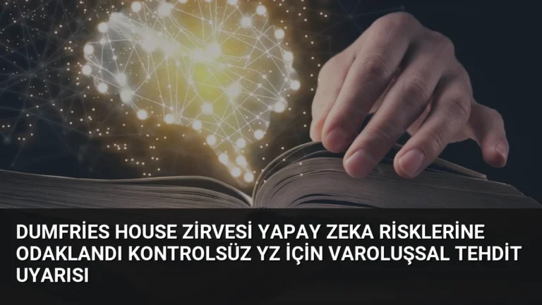 Dumfries House Zirvesi Yapay Zeka Risklerine Odaklandı Kontrolsüz YZ İçin Varoluşsal Tehdit Uyarısı