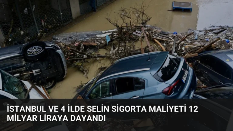 İstanbul ve 4 ilde selin sigorta maliyeti 12 milyar liraya dayandı
