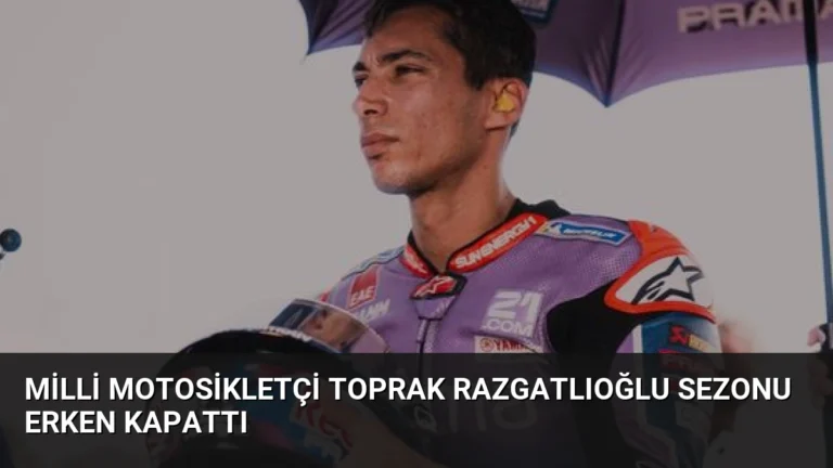 Milli motosikletçi Toprak Razgatlıoğlu sezonu erken kapattı