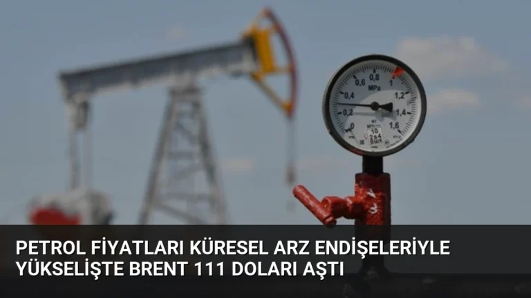 Petrol Fiyatları Küresel Arz Endişeleriyle Yükselişte Brent 111 Doları Aştı