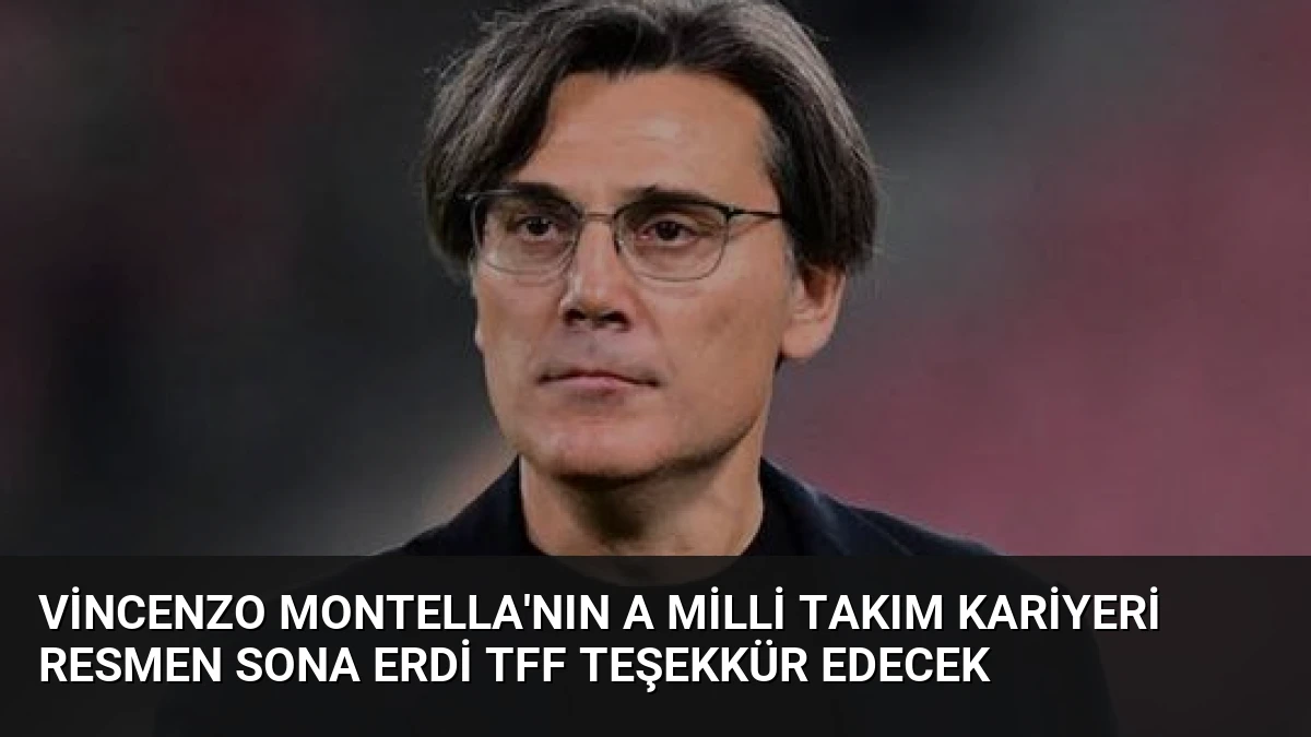 Vincenzo Montella’nın A Milli Takım Kariyeri Resmen Sona Erdi TFF Teşekkür Edecek