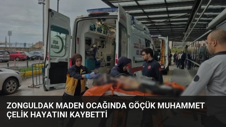 Zonguldak Maden Ocağında Göçük Muhammet Çelik Hayatını Kaybetti